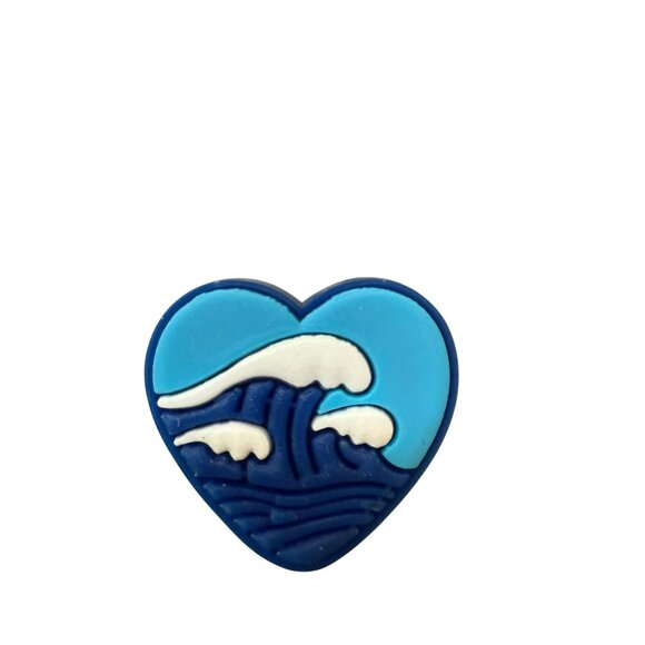 Beach Themed Croc Charms Set Of 5 Jibbitz With Cactus Turtle Wave Flip-Flops - Picture 5 of 7